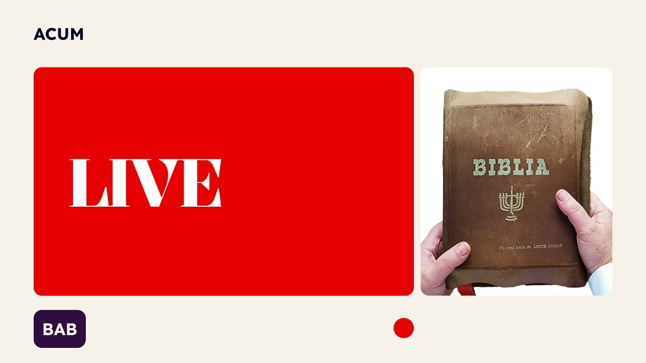 🔴 LIVE - Biserica Adventă Biblică