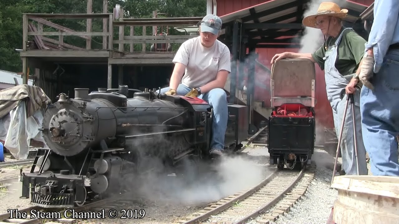 Mill Creek 20th: Firing 15+ Live Steam Engines