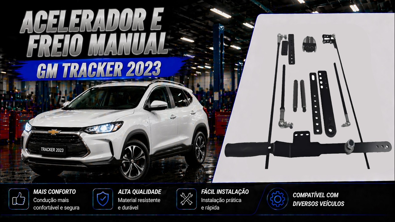 Acelerador e Freio Manual GM Tracker 2023