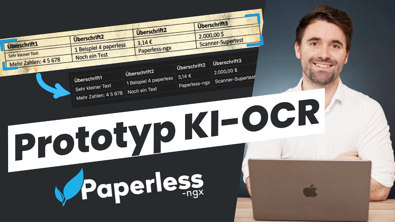 Paperless-ngx: Schlägt unser KI-Prototyp die Standard-OCR?
