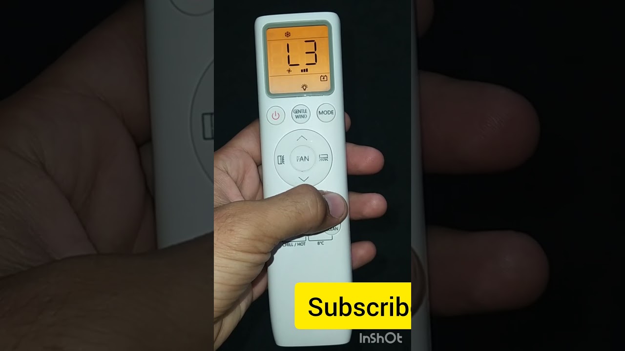 Tcl Remote Latest Model  18t3 prob-2 Air conditioner#tcl #electronicmusic #music