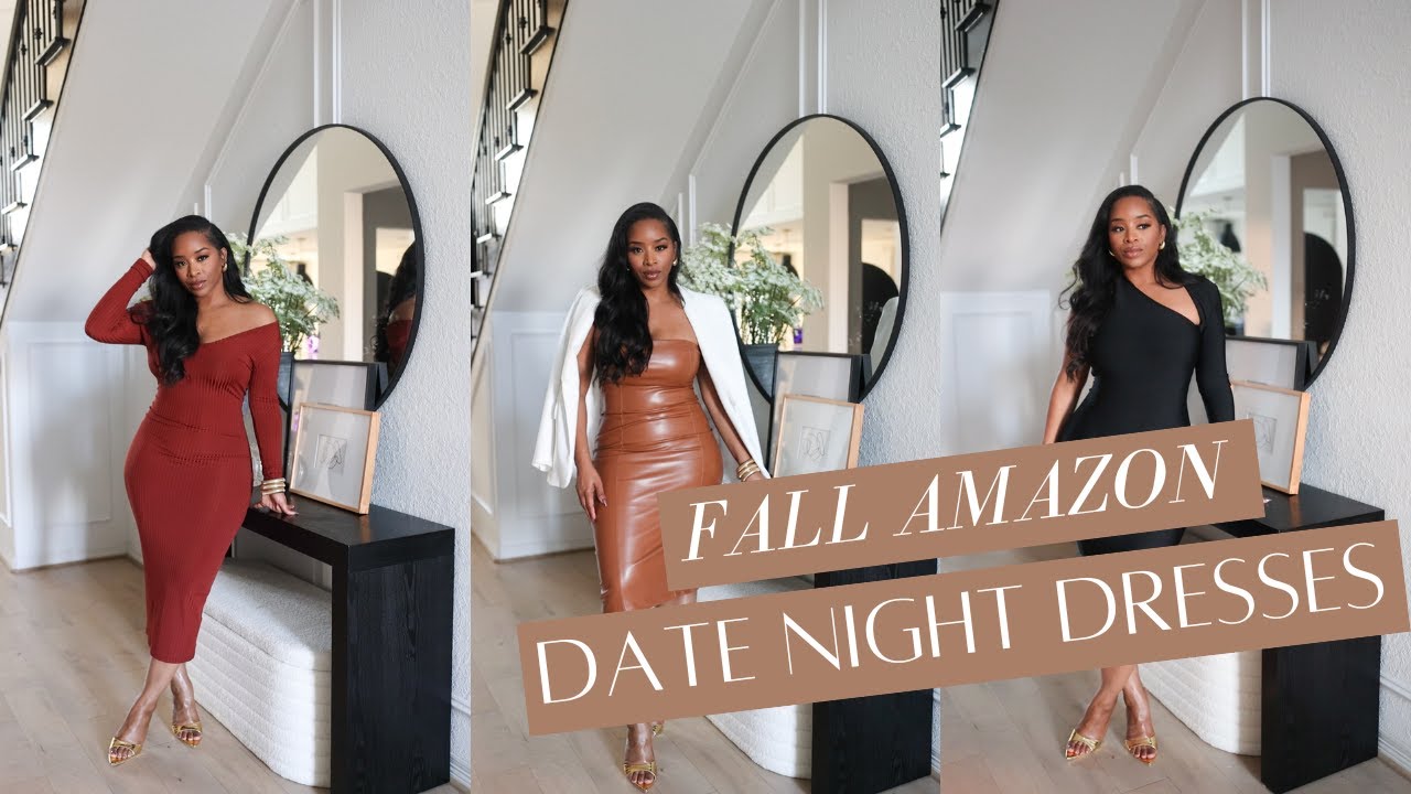 AFFORDABLE AMAZON DATE NIGHT LOOKS FOR THE FALL!!! #datenightoutfits #amazonfashion #amazondresses