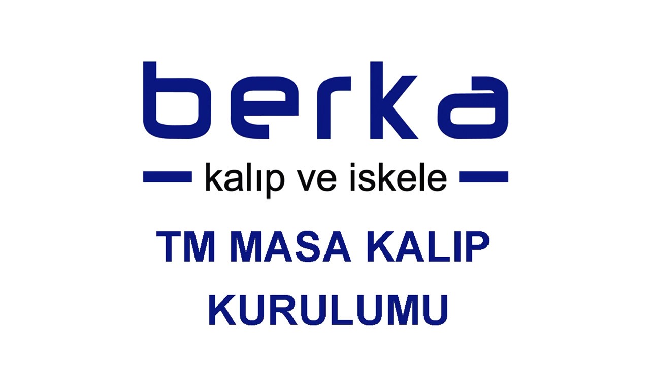 D&Ouml;ŞEME ALTI KALIBI TM MASA İSKELE KURULUMU