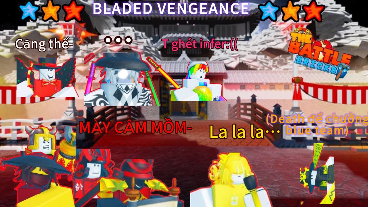 (Roblox the battle brick)hướng dẫn blade vengeance/reinbo 3 sao tumore(80%)