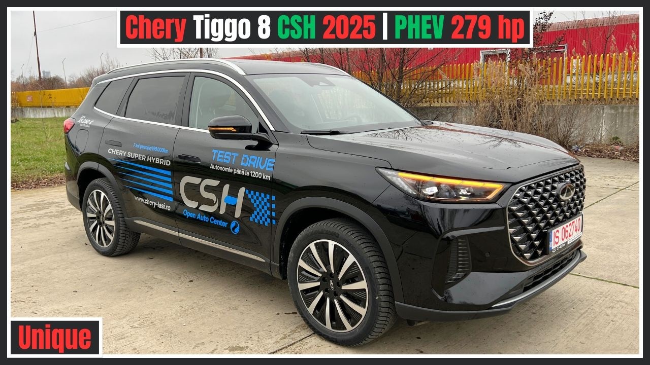 2025 Chery Tiggo 8 CSH (Top Version) Review Interior Exterior Details