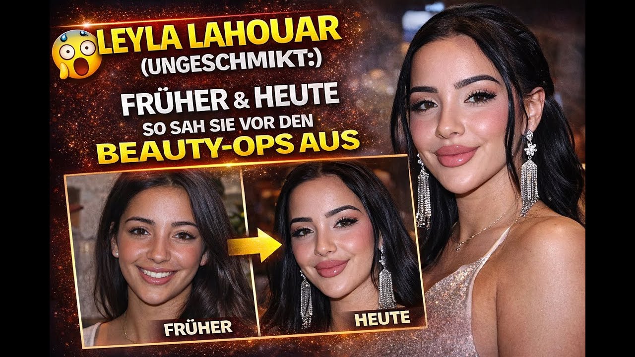 Leyla Lahouar heiter früher & heute – so sah sie vor den beauty ops aus