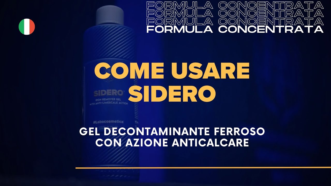 SIDERO Iron Remover Gel: La Soluzione Definitiva per la Decontaminazione Ferrosa e Anticalcare