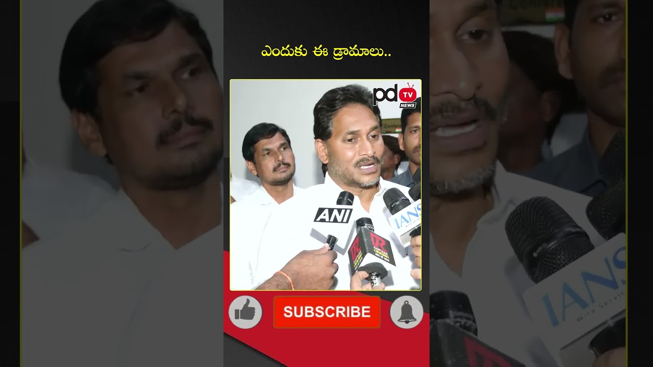 YS Jagan Comments On CM Chandrababu : #shorts #pdtvnews