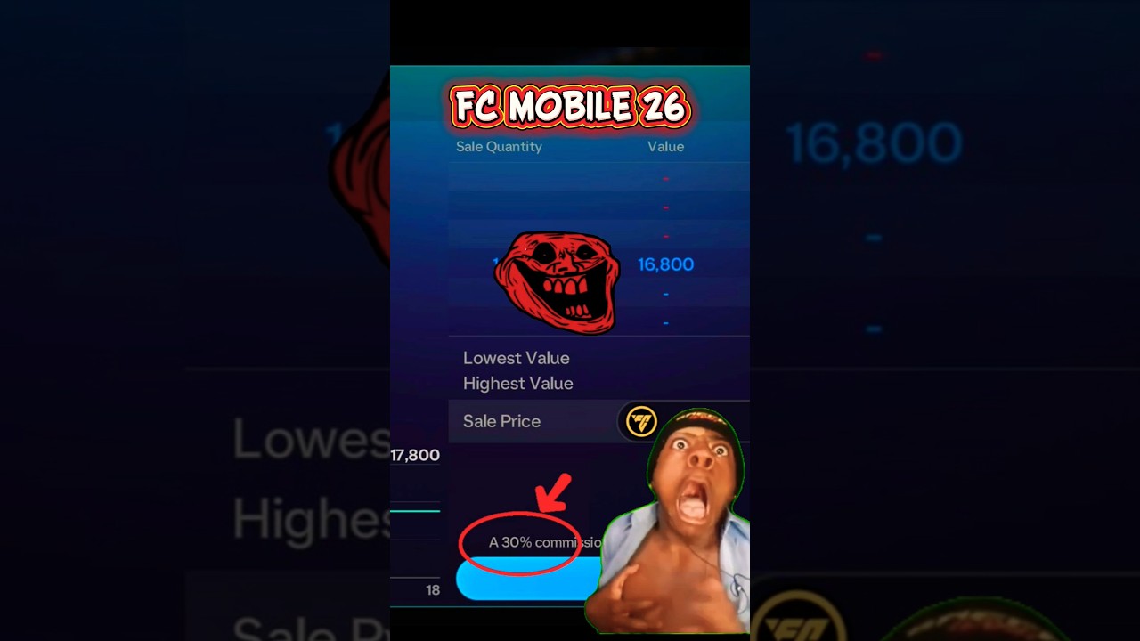 FC Mobile 26 Market!! 💀🤡 #fcmobile