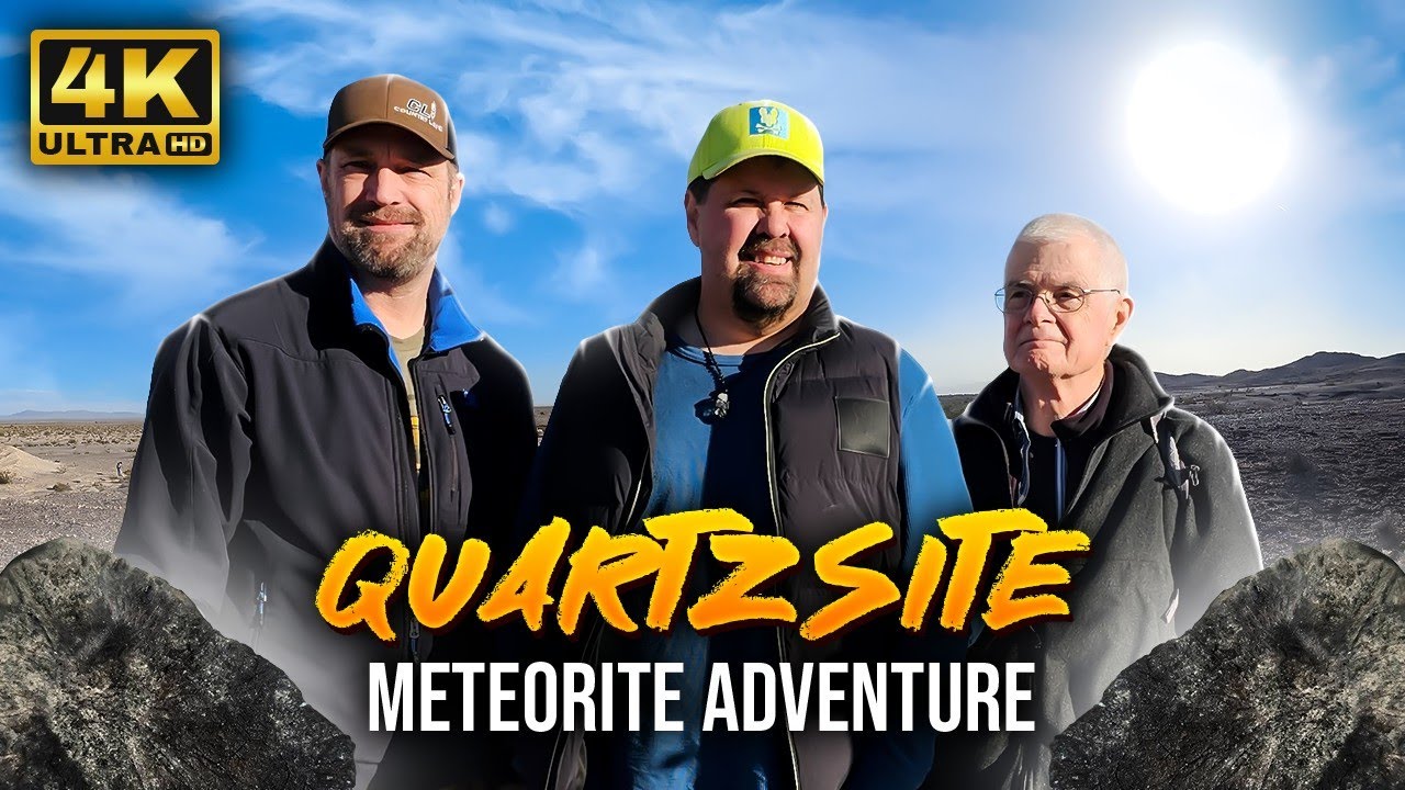 🌠 METEORITE Adventure Quartzsite AZ -  FOUND Treasures from Space!