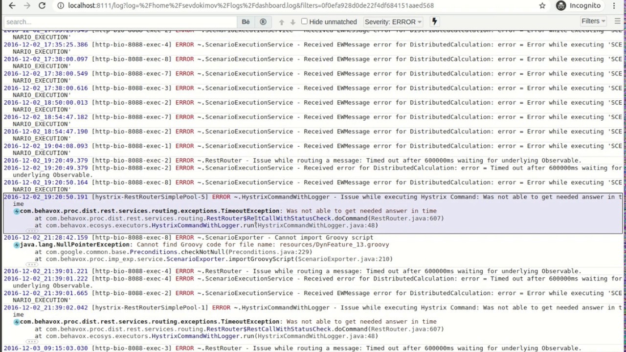 LogViewer demo