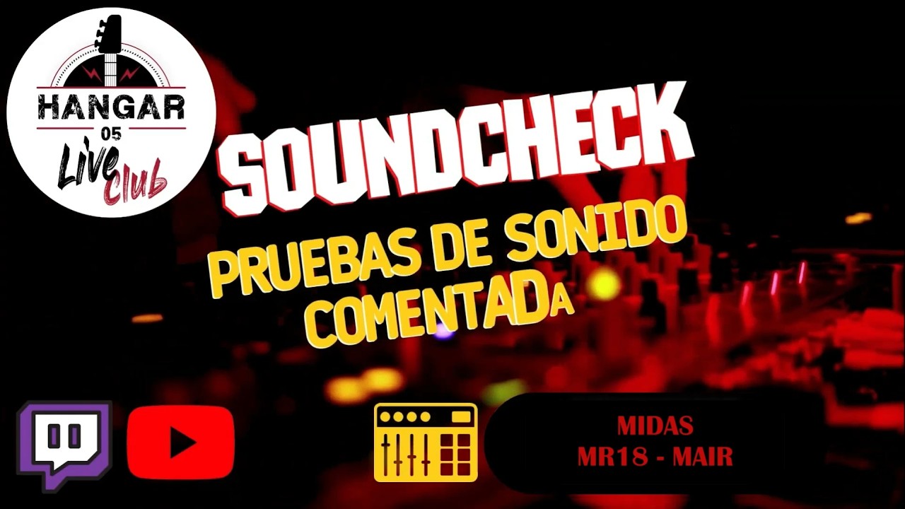 PRUEBAS DE SONIDO COMENTADAS 07 - XR18 BEHRINGER & XAIR - Live SoundCheck - SubEsp