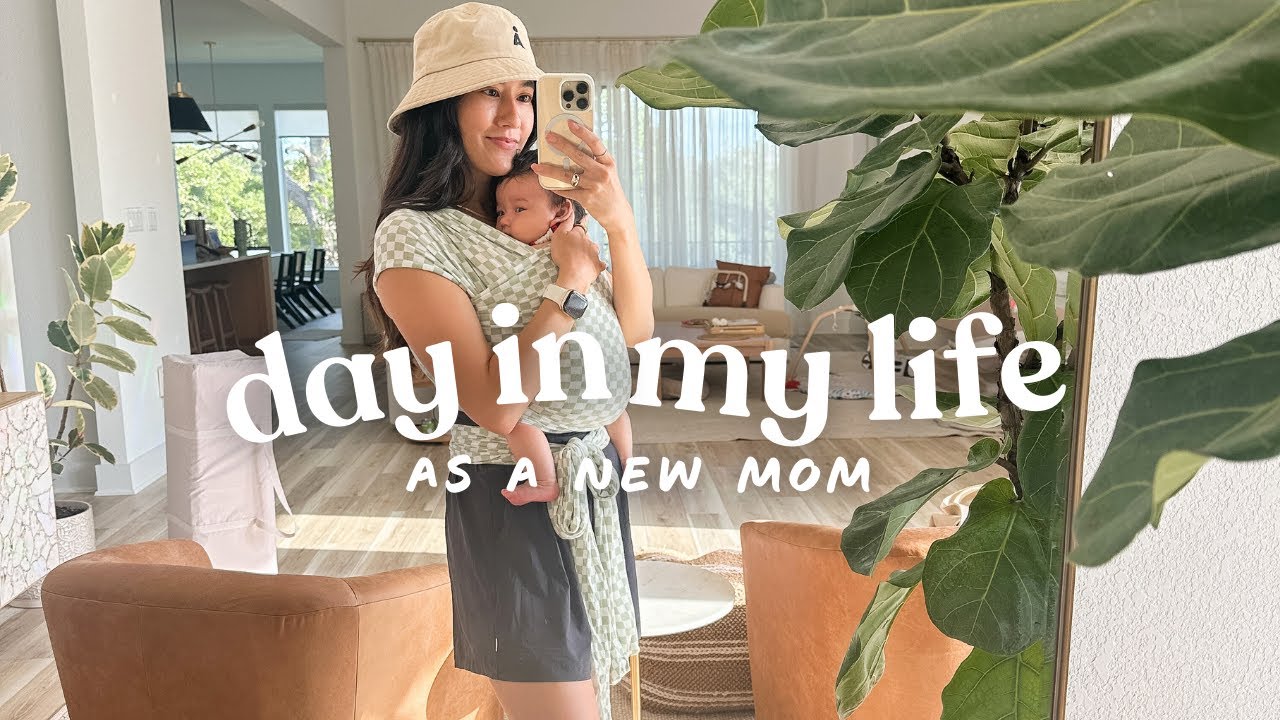☀️ Day in My Life as a New Mom | Routine (ish), Home Reset, and Postpartum Chit Chat