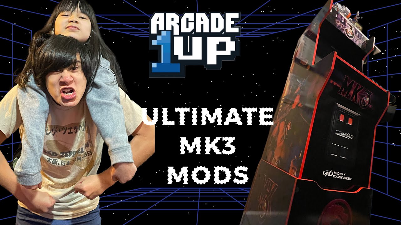 Building and modding A1up UMK3 (sanwa sticks , crown buttons, buy stuff riser and subwoofer )