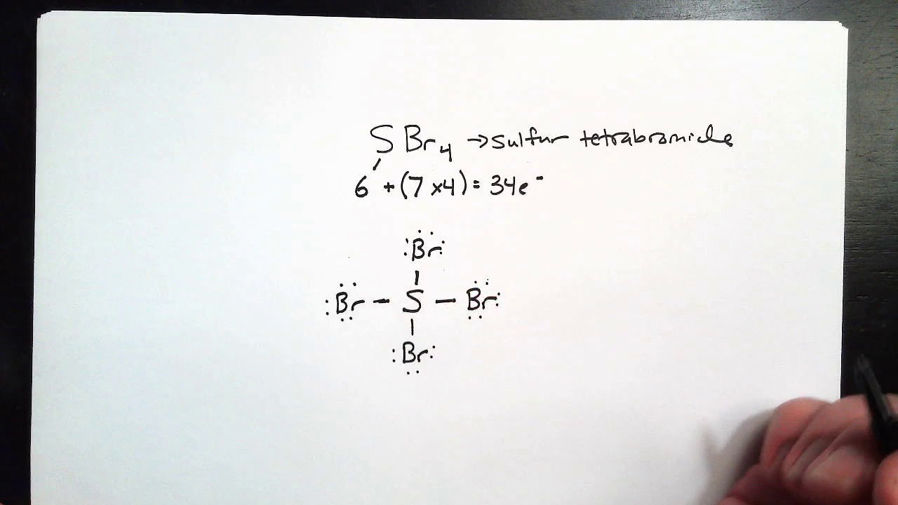 Drawing Lewis Structures 2 SBr4