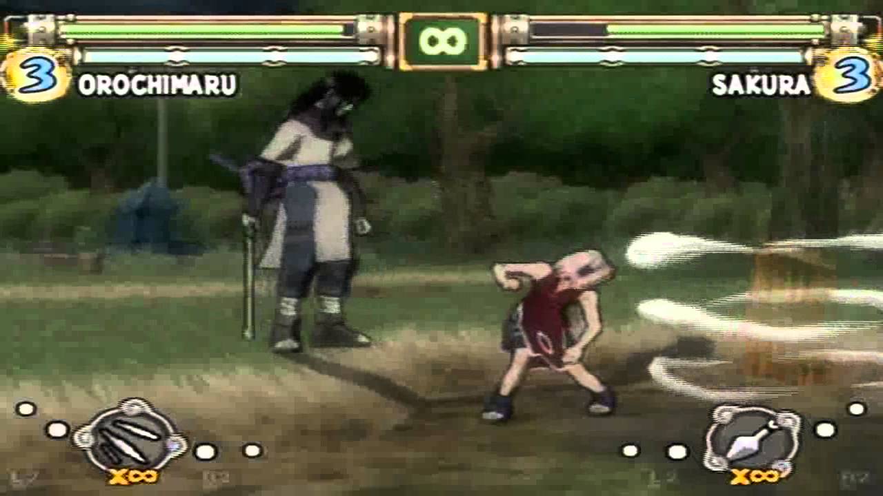 NUN2 Orochimaru vs. Team 7