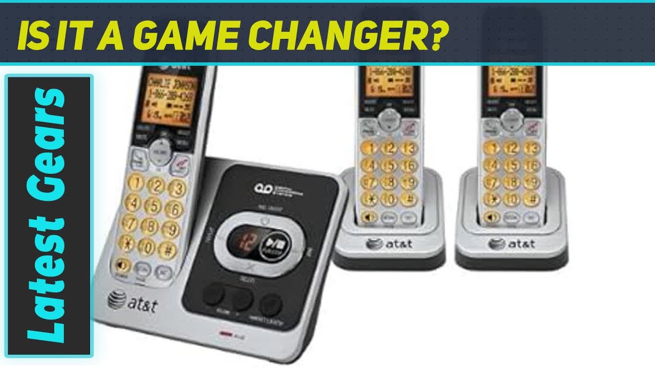 AT&T EL52301 DECT 6.0 Cordless Phone: Best Cordless Phone with HD Audio and Intercom