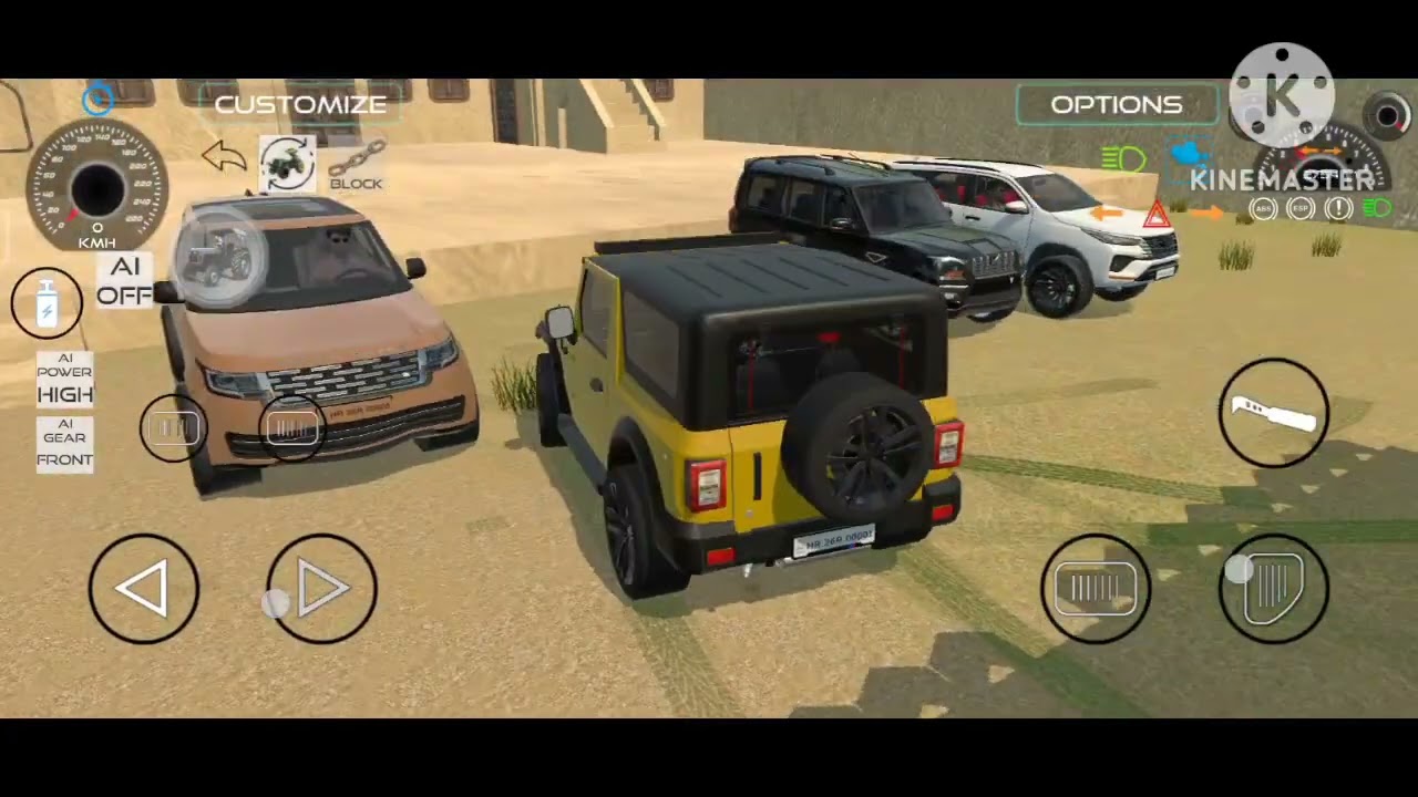 New car driving games 🏎️#manatruckvlogs #mrbeast #trending #viral #scorpio 