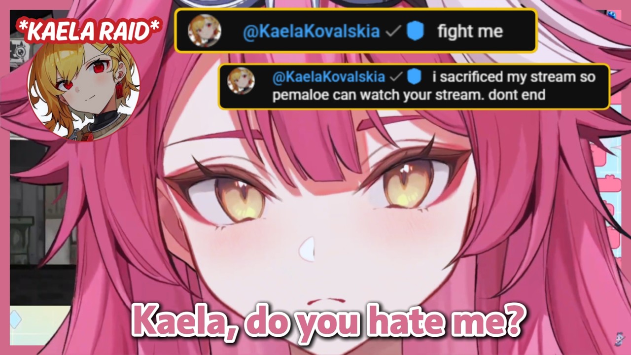 Kaela Raids Raora at the End of Her Stream (She’s About to Sleep)〖hololive〗