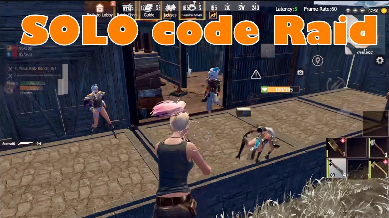 I Code Raided There Base With Random 9999 Code | Solo Journey | Last Island Of Survival | part 2