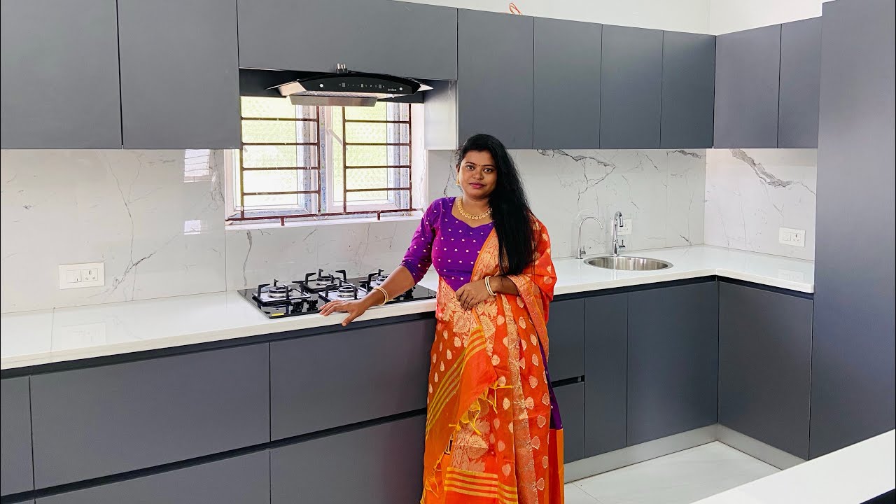My Kitchen Tour | 16 * 16 Sized Modular Kitchen | Kitchen Design Ideas