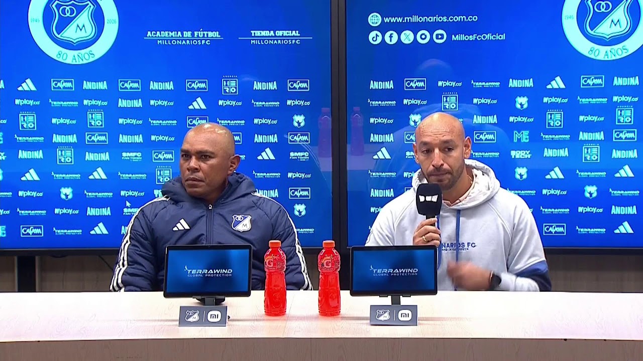 Rueda de prensa de Millonarios tras su partido con Medellín