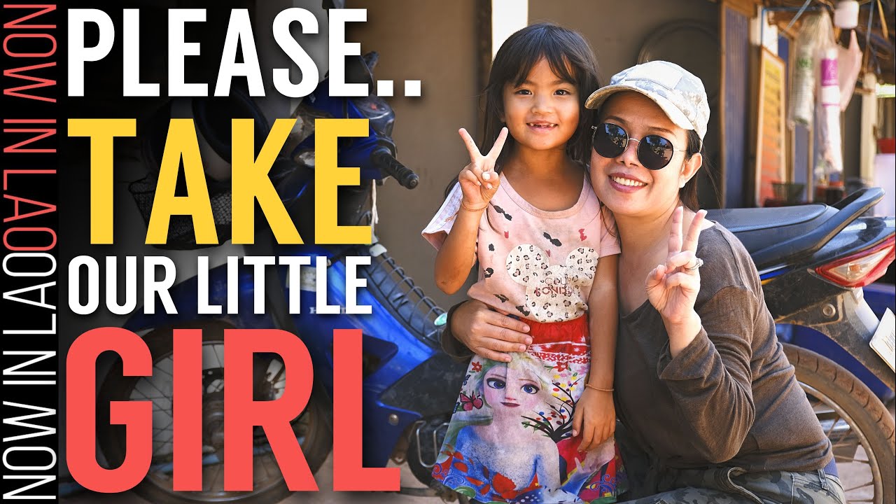 Poor Grandmother Begs us to Raise Her Little Girl | Now in Lao
