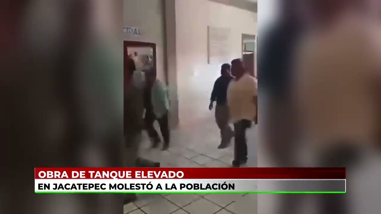 Obra de tanque elevado en Jacatepec molestó a la población