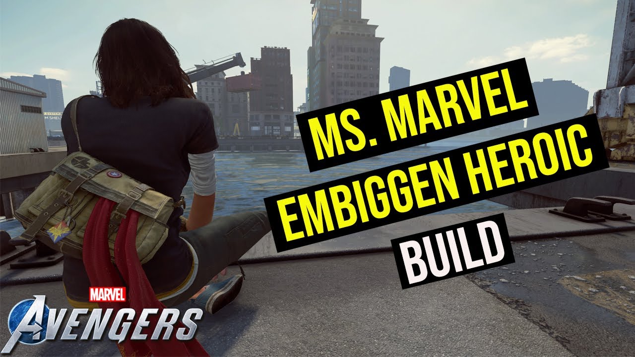 Marvel's Avengers - Ms. Marvel (Kamela Khan) Endgame Embiggen Heroic Build