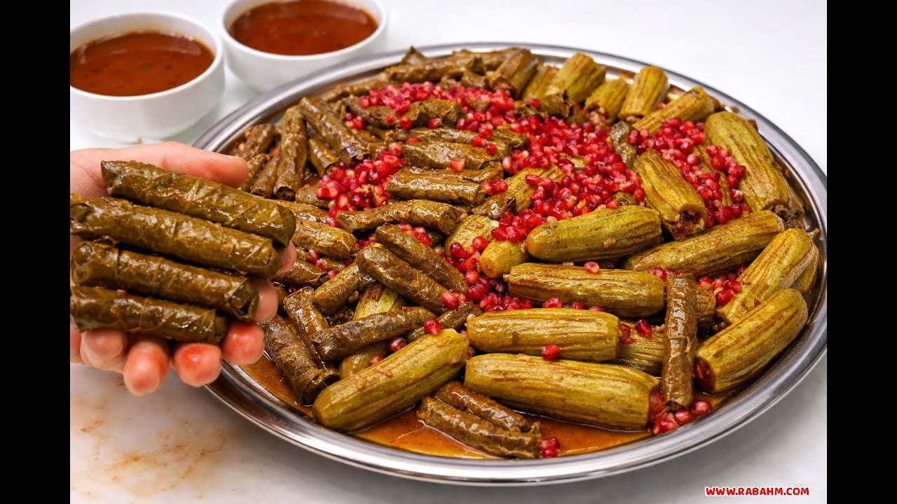 يالنجي كوسا وورق عنب بطعم خرافي، حشوة غنية وحموضة موزونة بتخليك تعيدها مرتين #يالنجي
