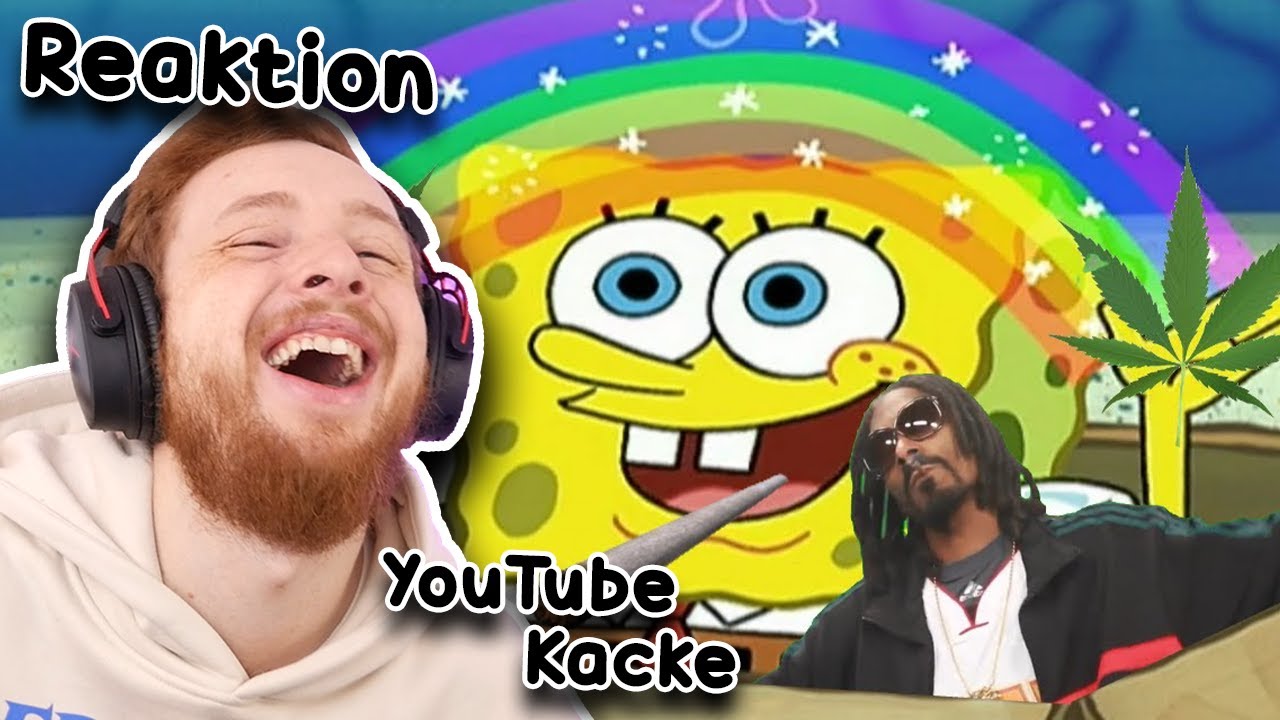 Reaktion auf YOUTUBE KACKE Spongebob und Patrick kiffen in der Schachtel 😅