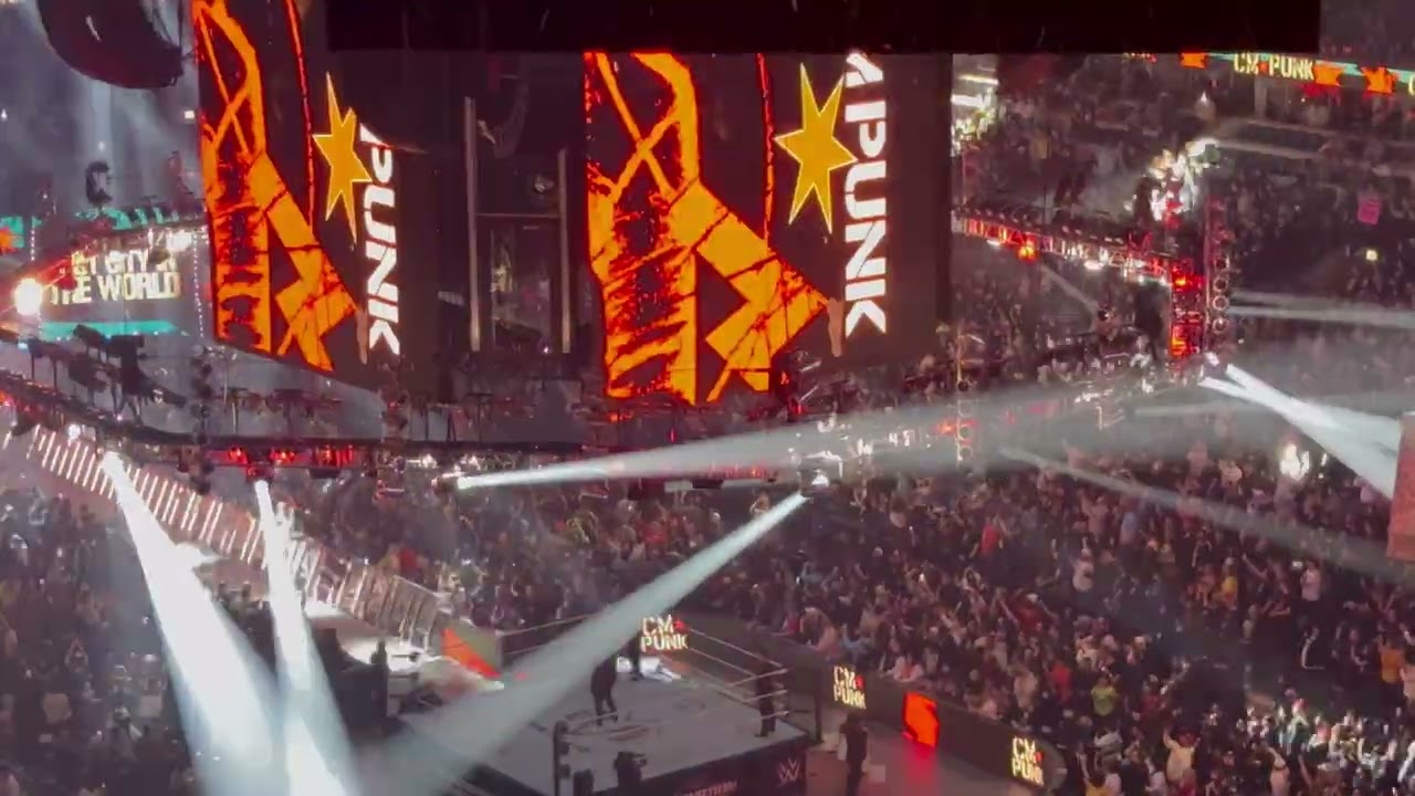 CM Punk Entrance LIVE @ Elimination Chamber 2026