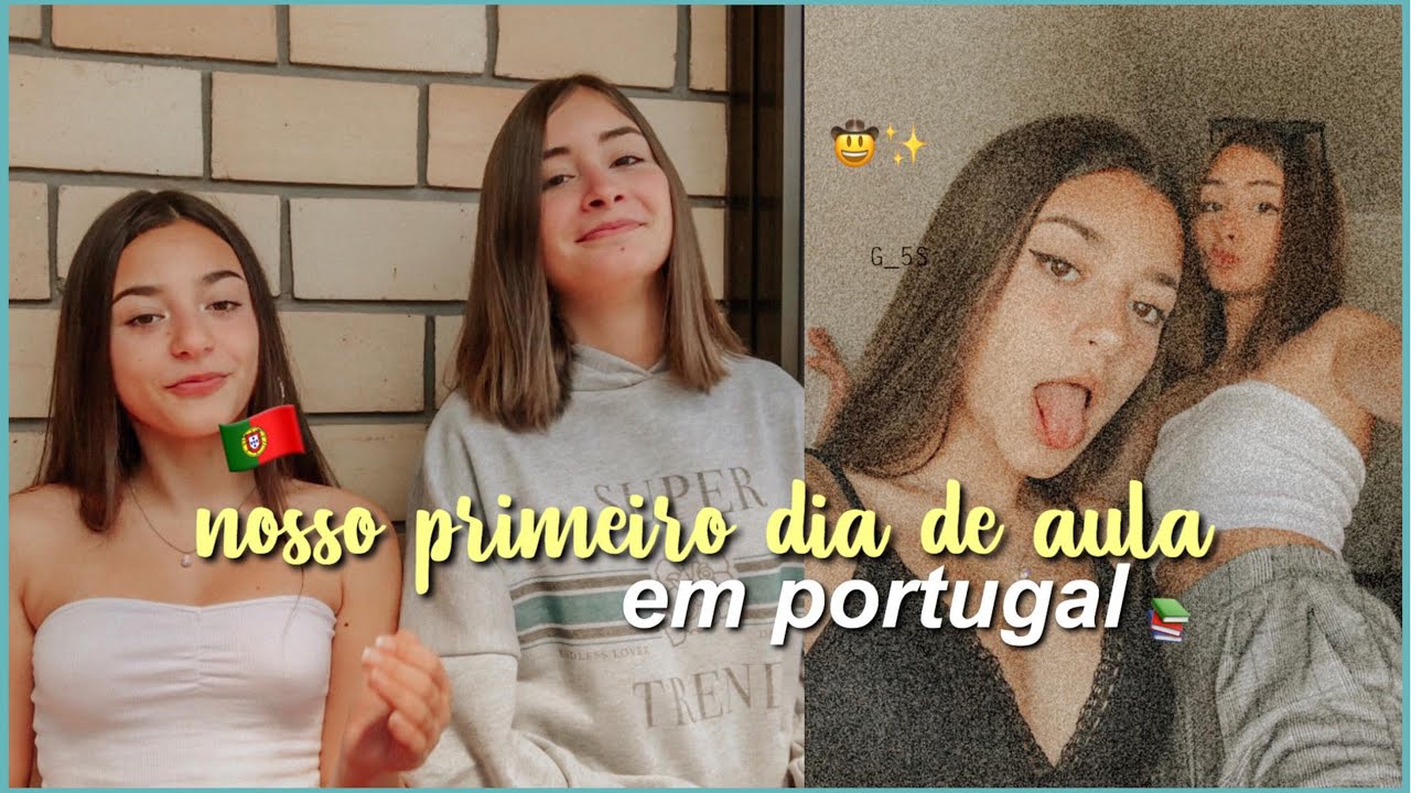 nosso primeiro dia de aula em portugal🤩