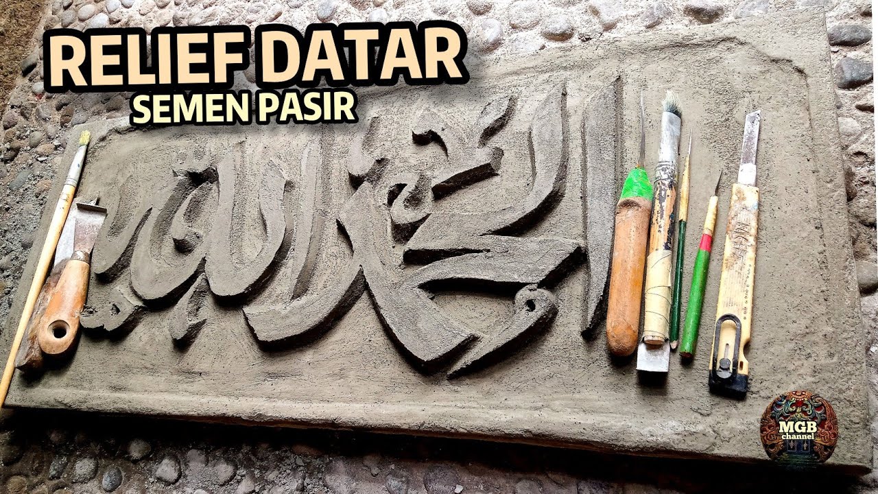 Cara Membuat Kaligrafi Dari Semen