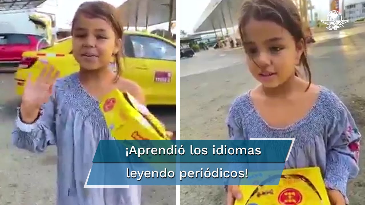 Niña que vende dulces en calles de Ecuador, habla cuatro idiomas y se vuelve viral