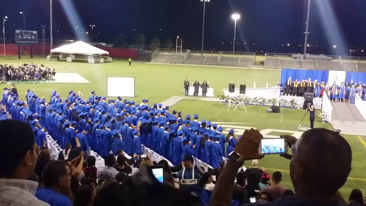 Graduación de la Porter High school 6/9/1016(2)