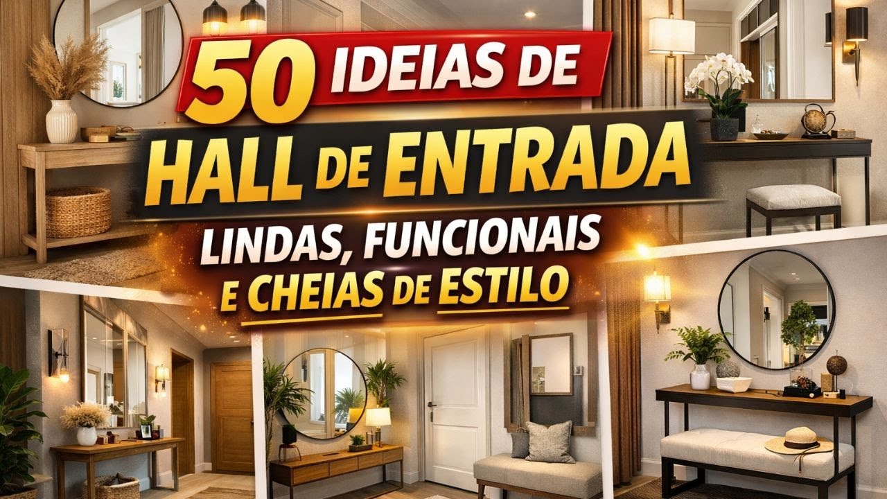 0 Ideias de Hall de Entrada Lindas, Funcionais e Cheias de Estilo #dicas #casa #decoração #ideias