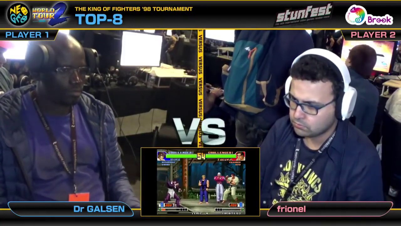 Dr Galsen vs Frionel - KOF '98 Neo Geo World Tour Season 2 France Stop TOP-8