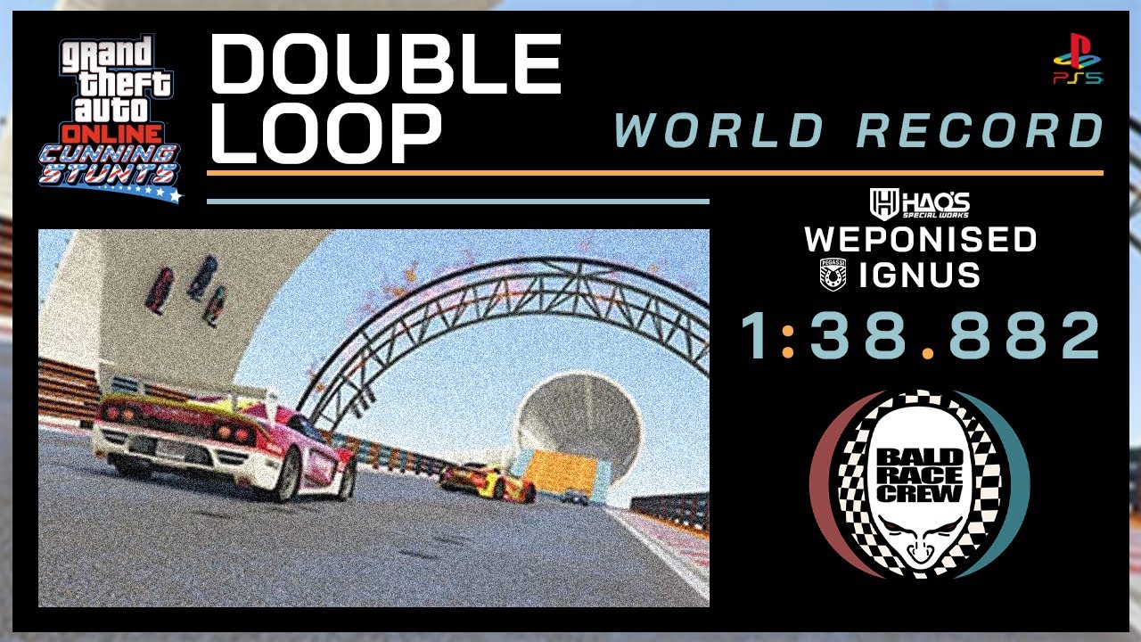 GTA Online - Double Loop WR - 1:38.882 // PS5 (HSW Wignus)