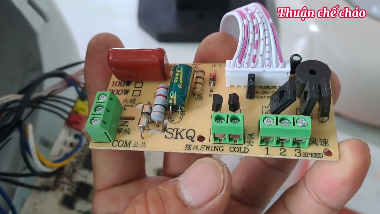 Độ chế board điều khiển đa năng cho quạt hơi nước Daikio / Thuận chế cháo #109