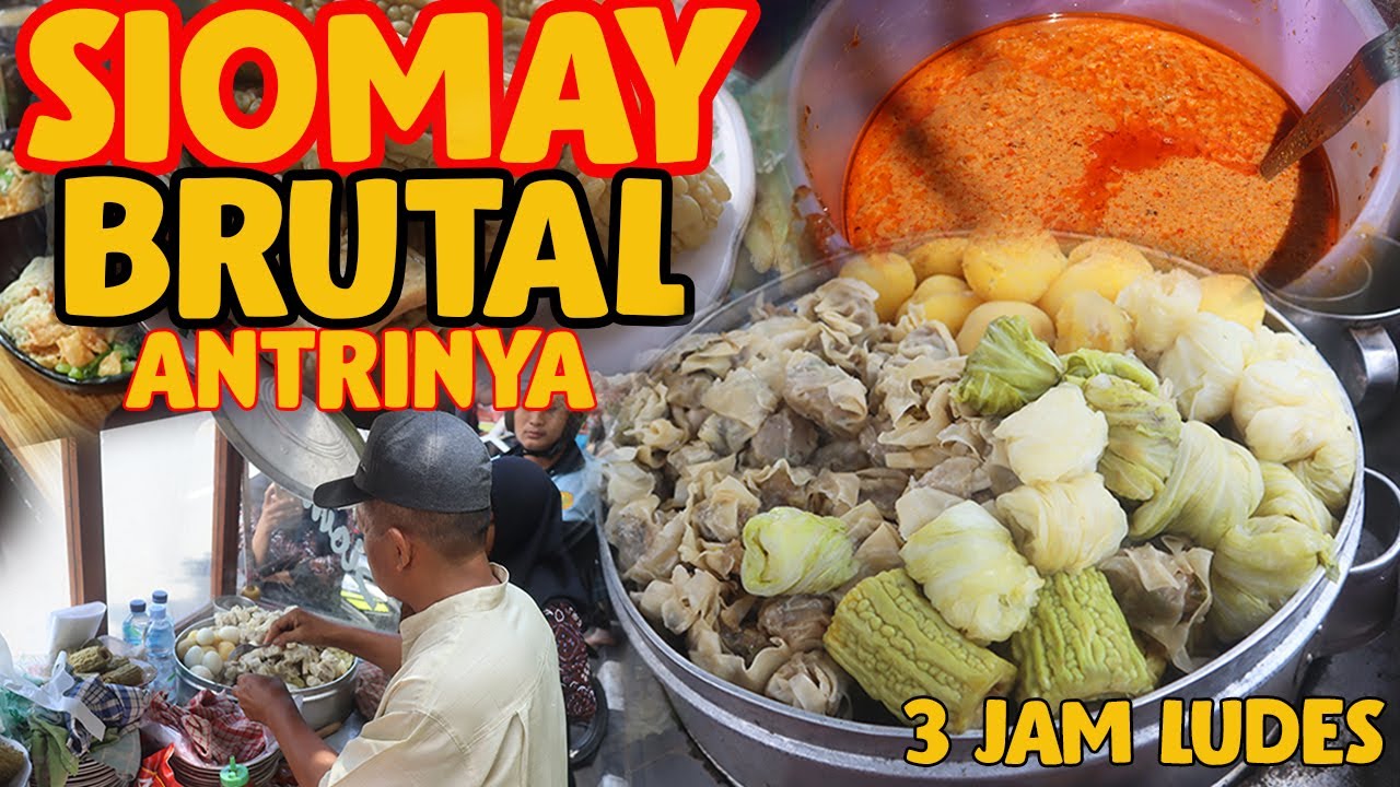NGAWUR !!!! GAPERNAH SEPI PEMBELI !!! SIOMAY INI 3 JAM LUDES RATUSAN BIJI !!! BARU SETAHUN JUALAN