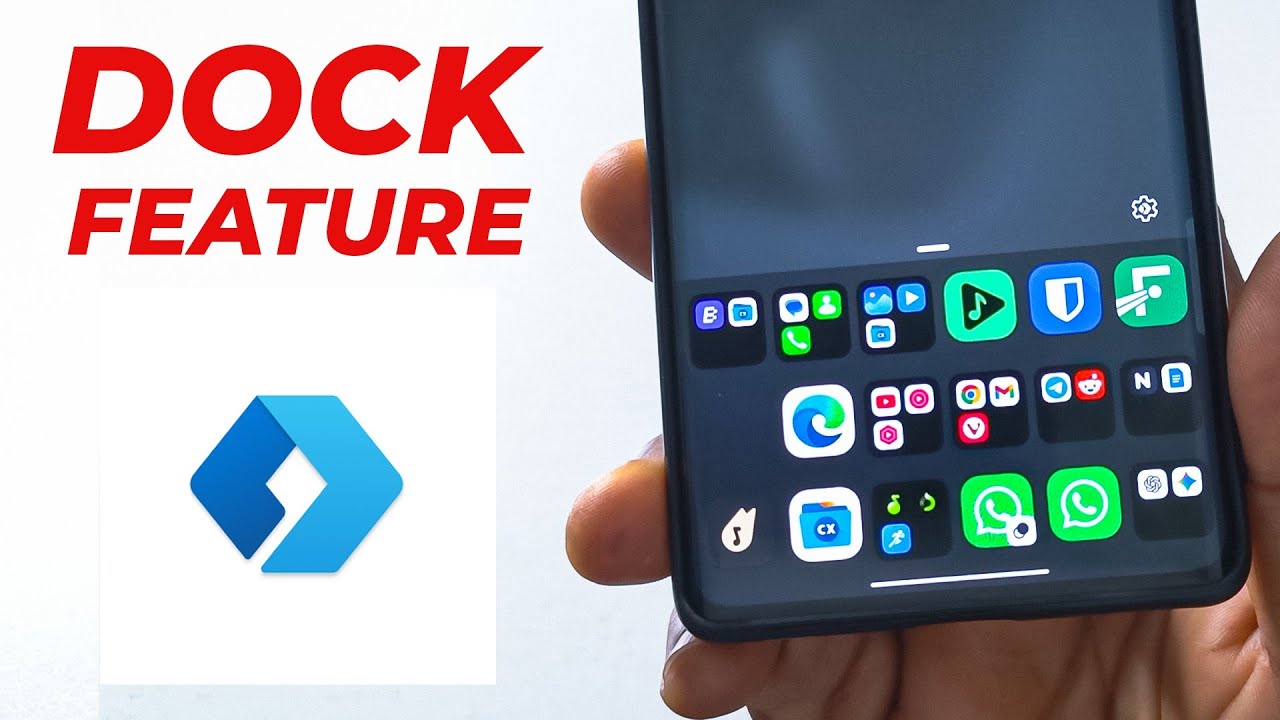 Как использовать Dock в Microsoft Launcher