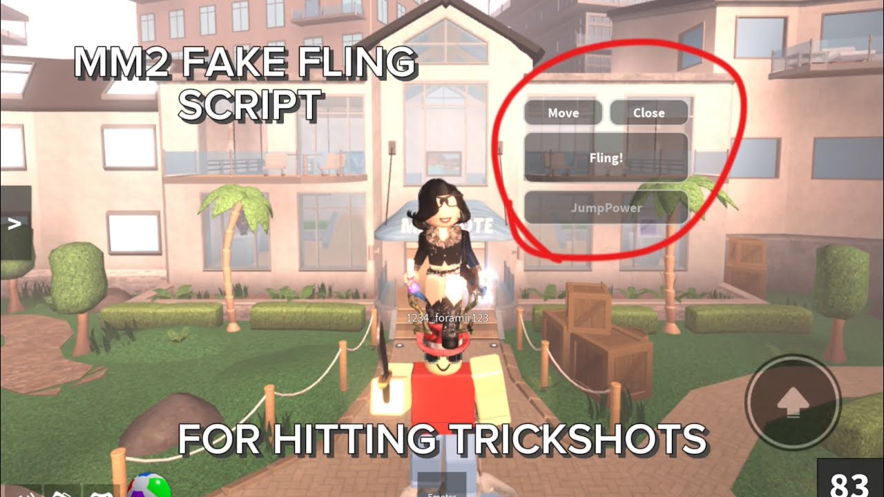 MM2 Fake Fling Script || Good For Trickshots and looking pro (script in comments) 📄