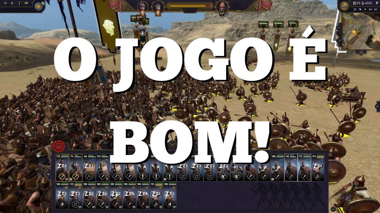 TOTAL WAR PHARAOH - MINHA CAMPANHA E OPINIÃO