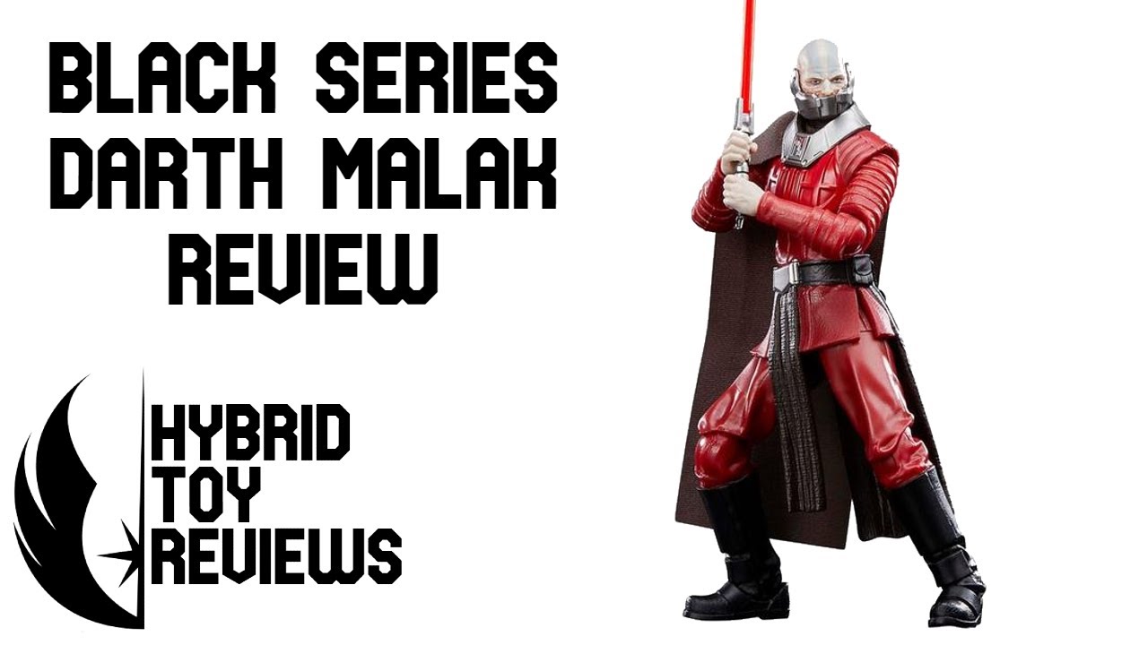 Star Wars The Black Series Darth Malak Action Figure Review KOTOR Knights of the Old Republic