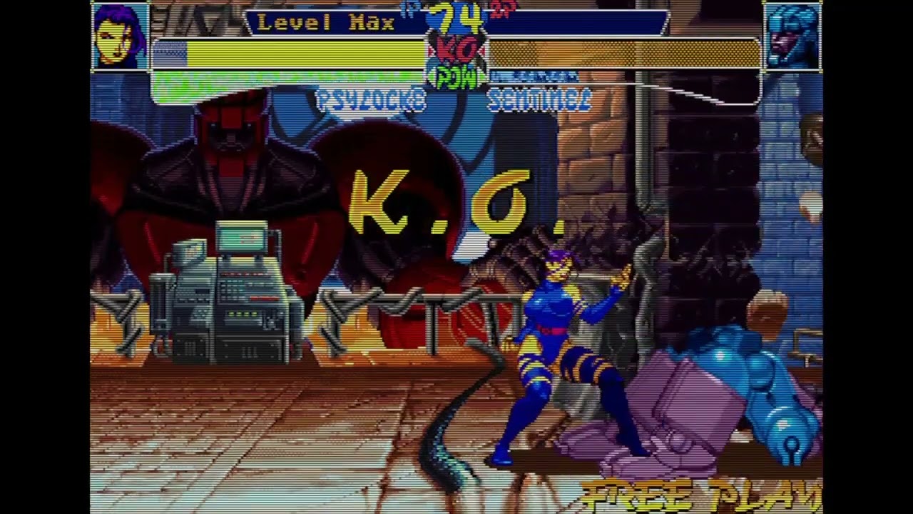 X Men Children of The Atom Psylocke Vs Sentinel