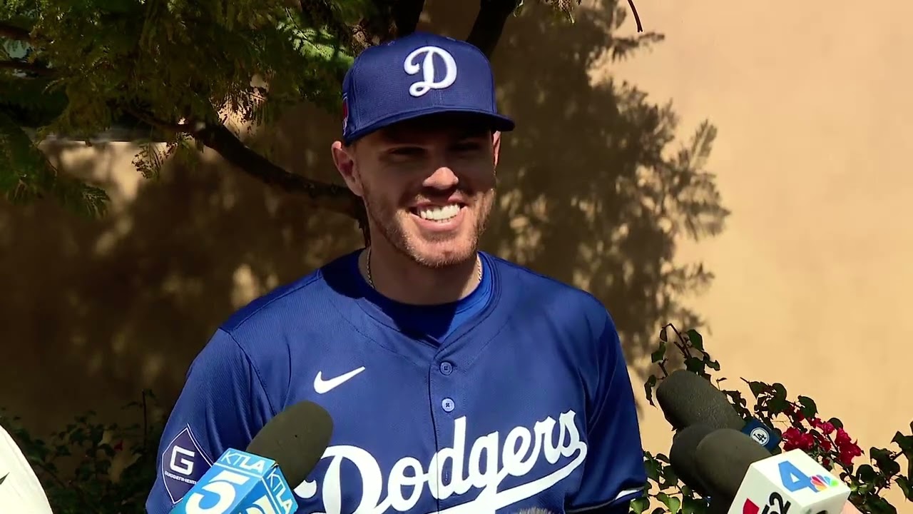 Dodgers 1st Baseman Freddie Freeman Talks Shohei & Dodgers Lofty Expectations