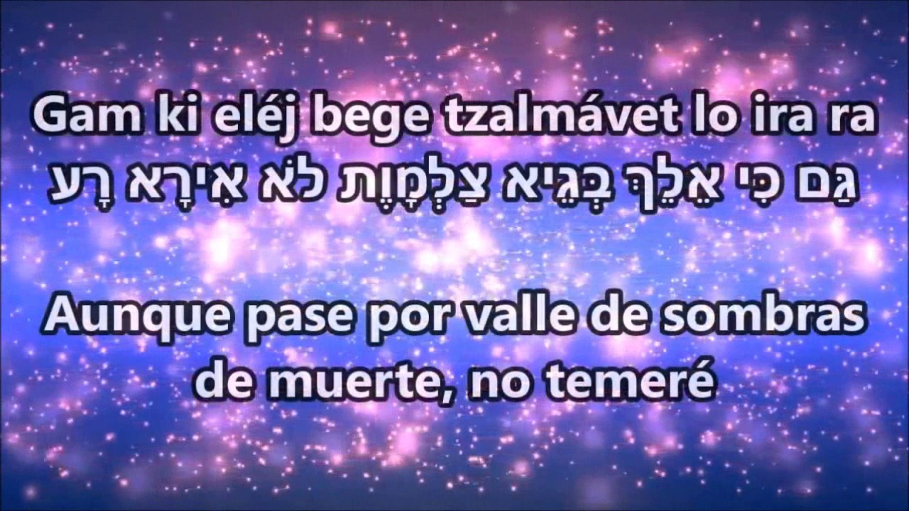 Tehilim 23   Salmo 23
