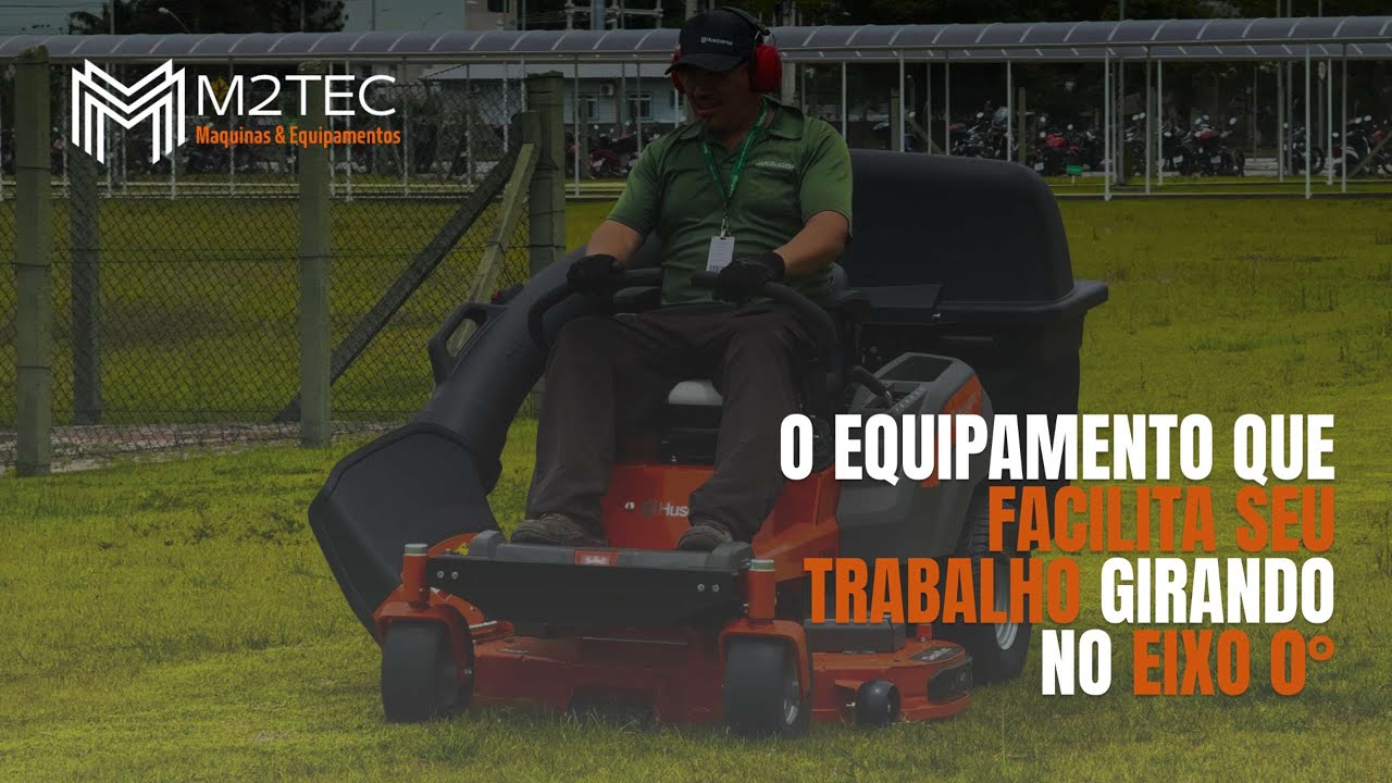 Giro zero Z248F Husqvarna entrega técnica Intelbras  | M2Tec Maquinas & Equipamentos