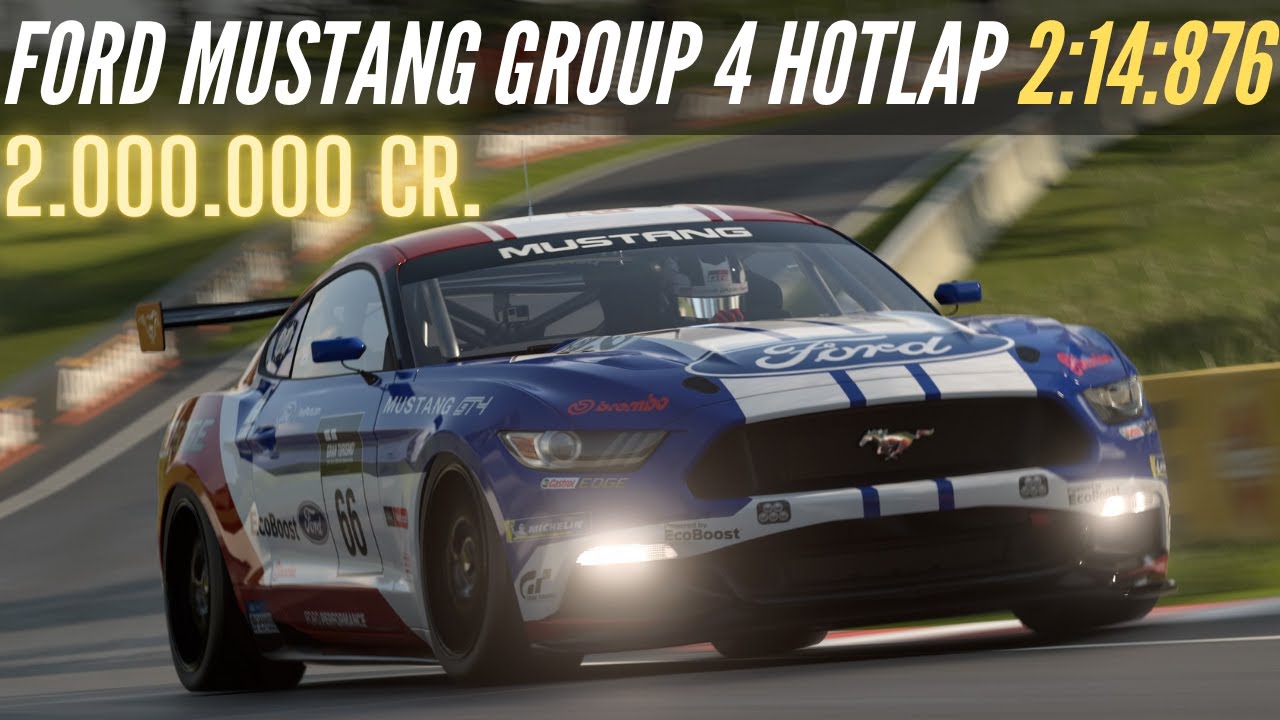 Gran Turismo 7: Lap Time Challenge Mount Panorama | Ford Mustang Gr. 4 Controller Hotlap